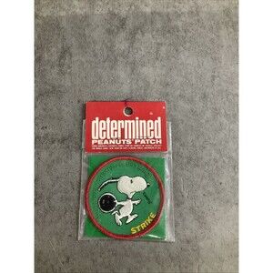 Snoopy Bowling Patch In Original Package